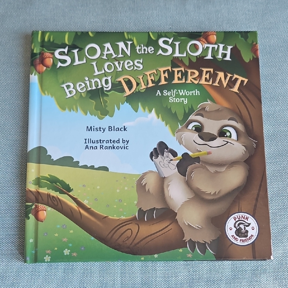 Children's Book Sloan the Sloth Loves Being Different by Misty Black